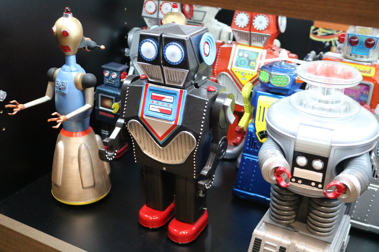 Toy robots of all shapes and sizes make up the eclectic mix of rare items featured at the Bilotta Collection in Ponte Vedra Beach.